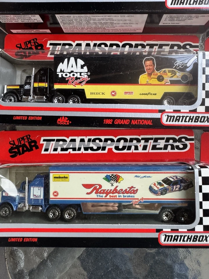 HUGE Lot of 19 Matchbox SuperStar Nascar Transporters NEW 90’s Earnhardt Gordon - Image 3 of 4