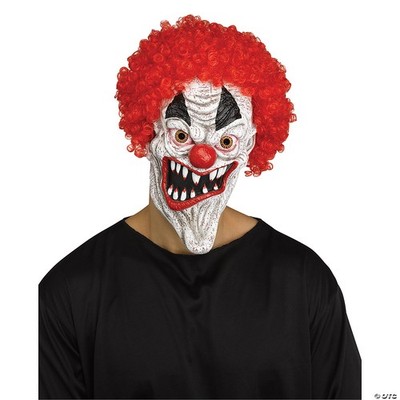 Freakshow Fangs Clown Mask - One Size Fits Most