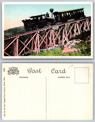#ad #ad Jacob Ladder Tip Top House White Mountain NH Postcard $4.83