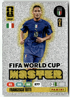 Panini FIFA World Cup Adrenalyn 2026 No. DB19 Francesco Totti Dream Big Master