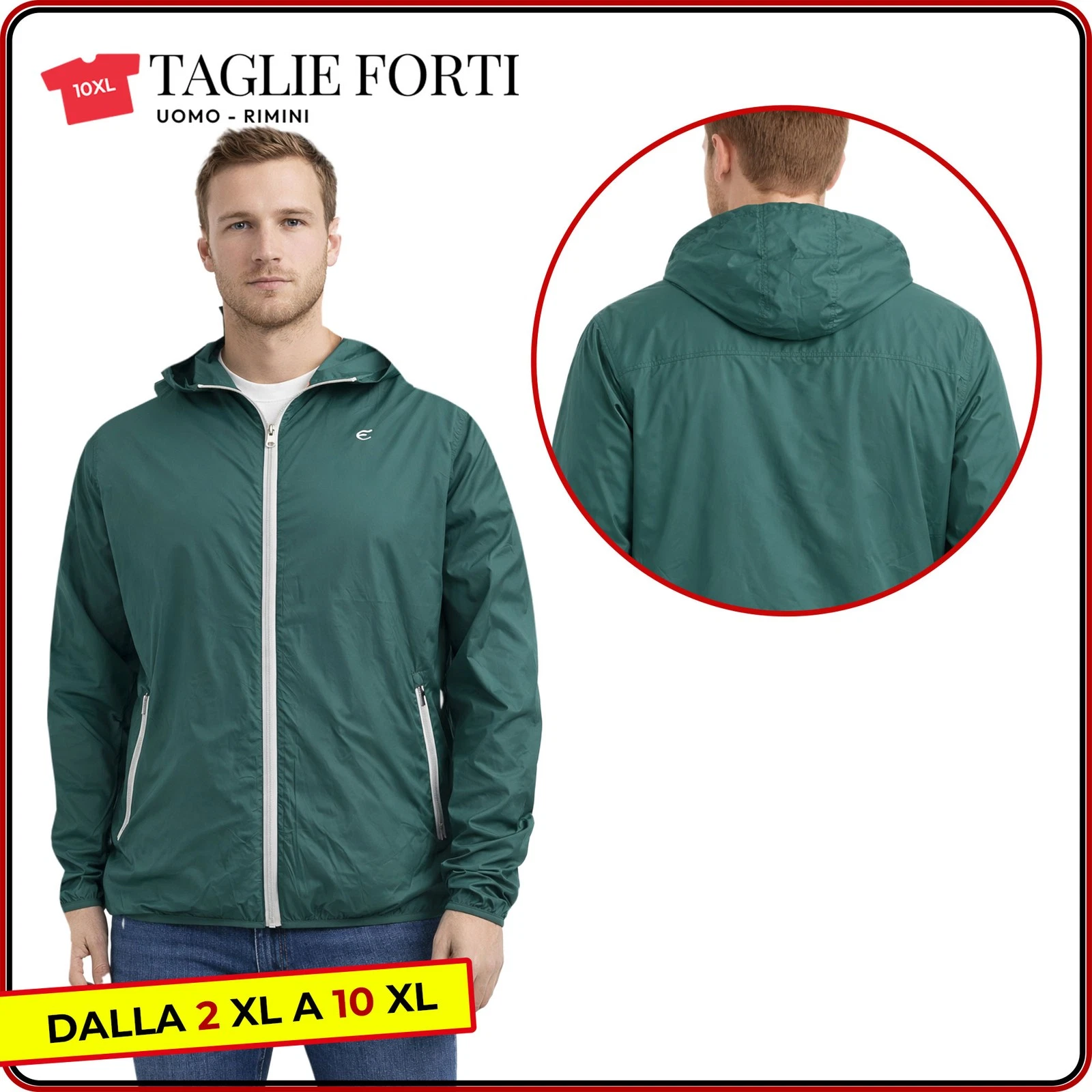 windbreaker jacket with zipper and pockets big and tall big size