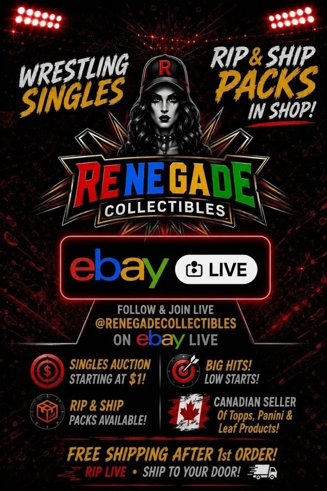 $1 START Wrestling Singles & bundles, RIP&SHIP packs Roman Reigns Vaquer