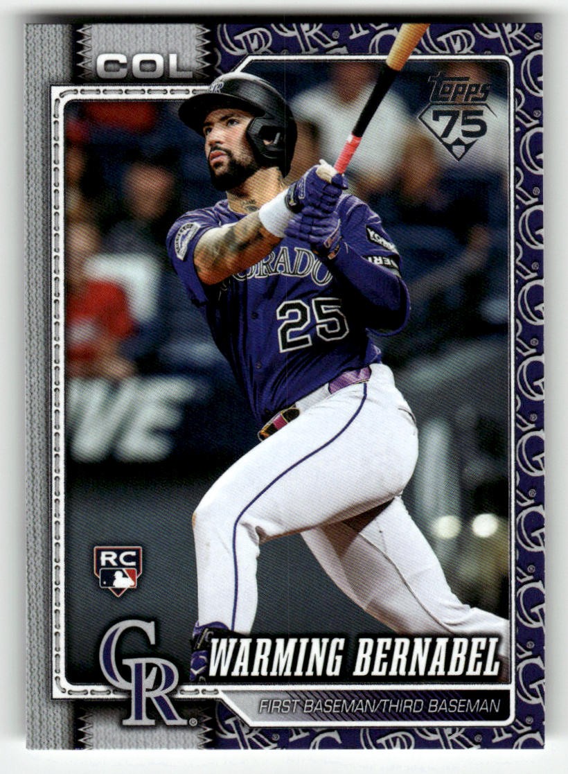 2026 Topps #55 Warming Bernabel Team Color Border RC