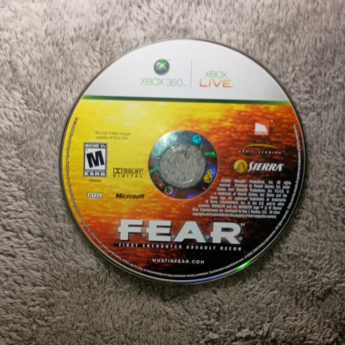 F.E.A.R. First Encounter Assault Recon Xbox 360 Complete CIB Manual Tested FEAR - Picture 24 of 24