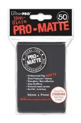 Black Pro-Matte Sleeves (50) | deutsch | Ultra Pro! | EAN 74427827281