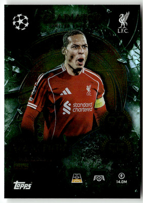 Topps Match Attax CL 2025-26 GLE 4 Virgil Van Dijk Warriors Centurions Limited