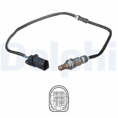 Delphi Lambdasonde für Audi Seat Skoda VW