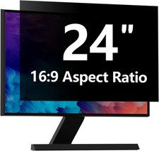 2PK 24" Computer Privacy Screen Protector Removable 16:9 for HP Dell Acer