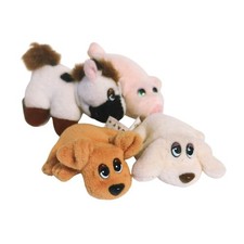 Pound Puppies Miniature Dogs Pig Horse Plush Animals Lot of 4 Vintage 1997