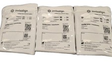 3 INVISALIGN Teeth Aligners Braces Retainers 21 22  23 Arts  Craft Only NEW