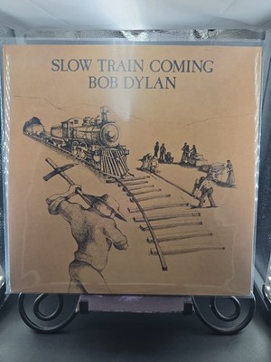 BOB DYLAN Slow Train Coming 1979 LP Columbia Mark Knopfler Pitman Press EX/EX 2
