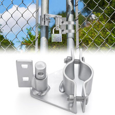 Heavy Duty Chain Link Gate Latch, Fits 1-5/8" and 1-7/8" Gate Pipe, Galvanized S