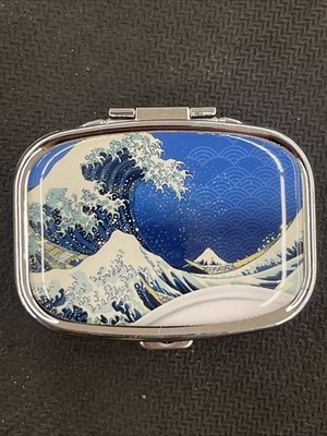 Great Wave Pill Case Portable Medicine Vitamin Organizer for Pocket or Purse