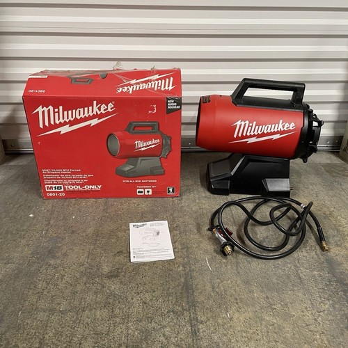Milwaukee M18 70 000 BTU Forced Air Propane Heater 0801-20 *Tool Only*