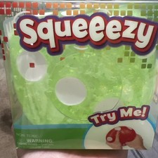 Squeeezy Squeeze Toy Dice Squishy Green Stress Relief Sensory Fidget Toy New