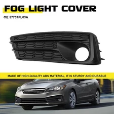For Subaru Impreza 2020-2023 Front Left Bumper Fog Light Cover Trim w/ Hole
