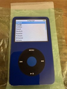 Apple iPod Classic 5th Gen 64GB Modded MA146LL Refurbished bundle Blue