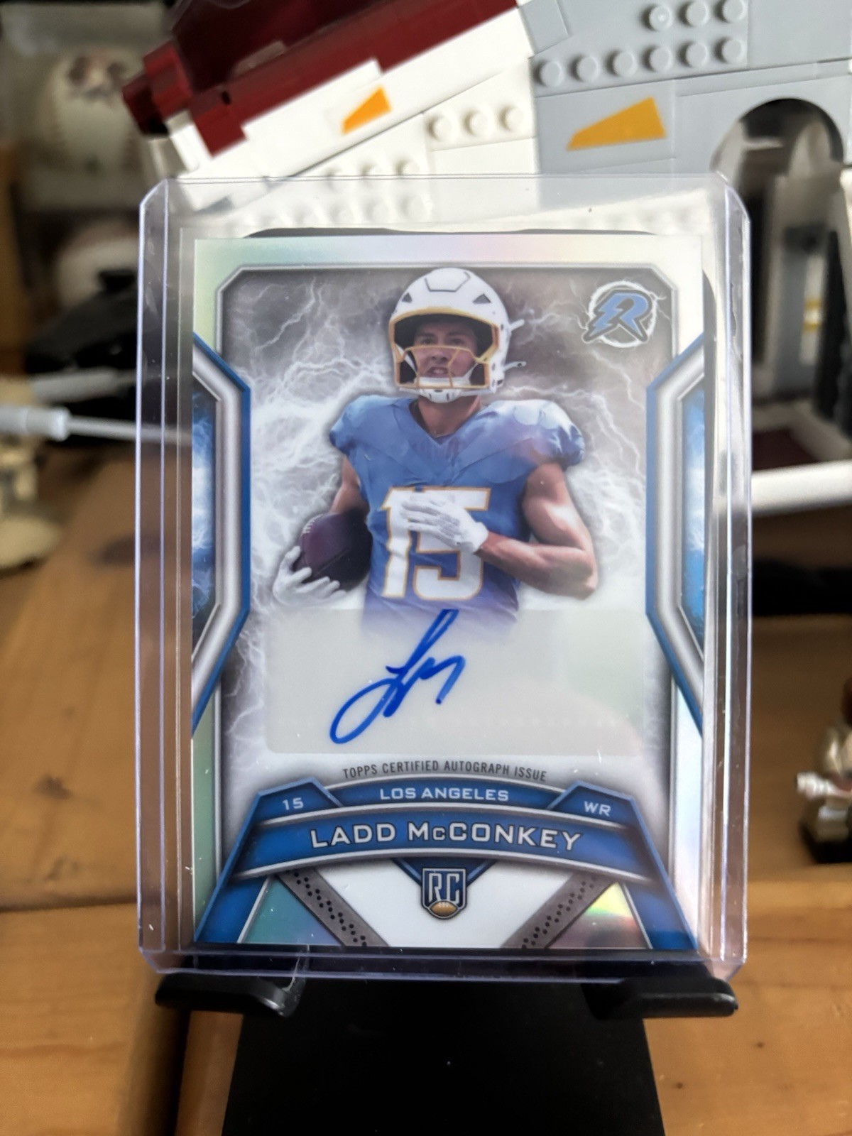 2024 Topps Resurgence Ladd McConkey Rookie Auto #RRS-LM Chargers RC