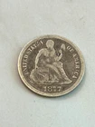 1877 (P) Seated Liberty Dime Fine Details
