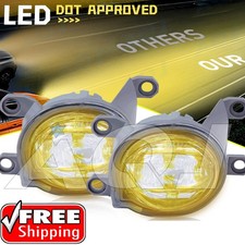 For Lexus Rx350 2023-2024 Led Front Bumper Fog Light Lamp Wyellow Clear Lens