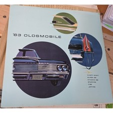 Vintage 1963 Oldsmobile Sales Brochure Starfire Jetfire 98 F-85 Specs Catalog
