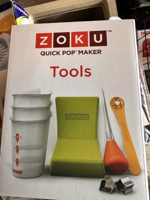 Zoku Ice Pop Customization Tool Kit 6pc ZK103 for Quick Pop Maker