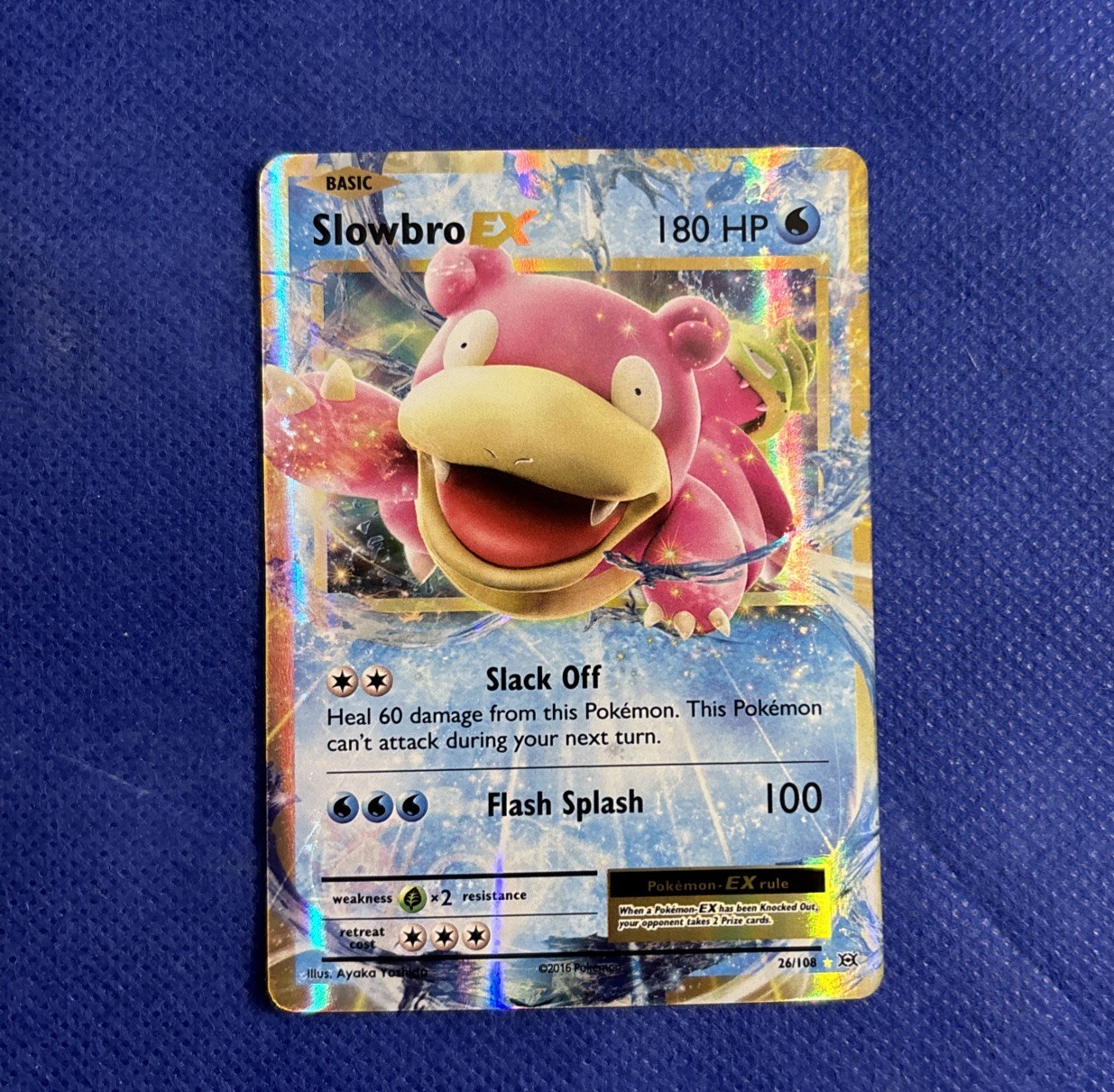 Slowbro EX Ultra Rare XY - Evolutions 26/108 Pokemon Card - Nm