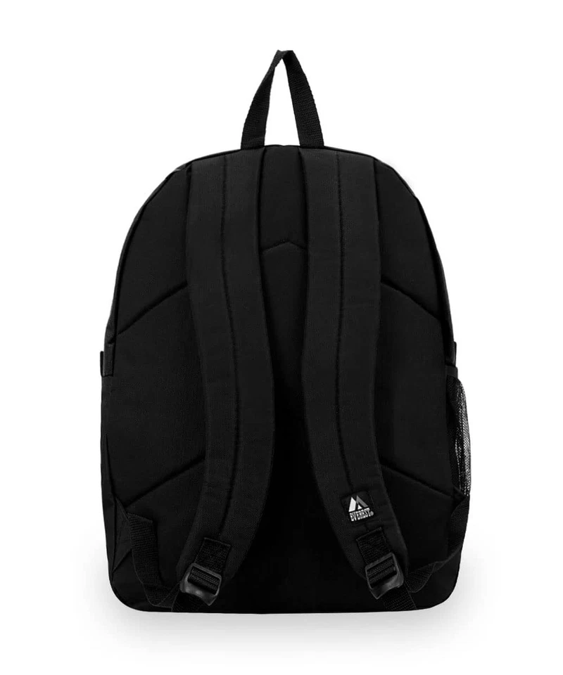 Mochila Everest Doble Compartimento Principal, Negra, Talla Única Foto 4 de 4