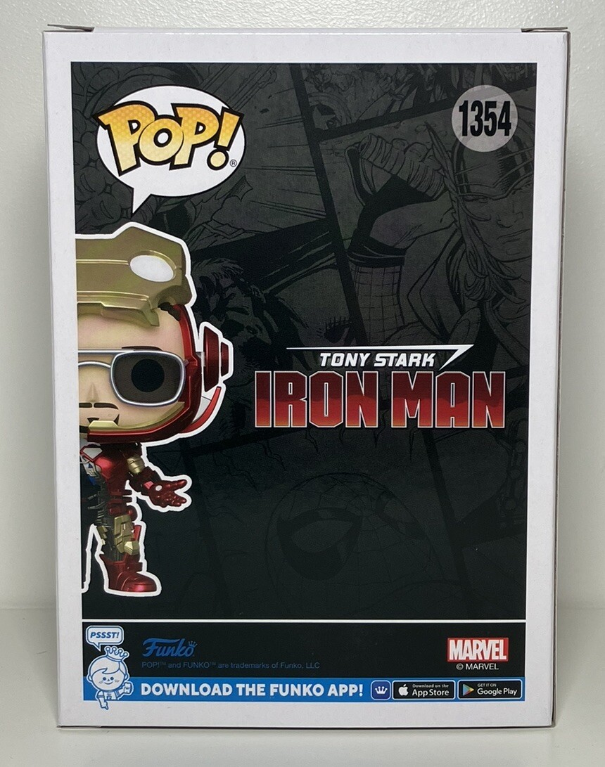 Marvel #1354 Tony Stark Iron Man Funko Pop! Vinyl C2E2 Shared