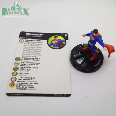 Heroclix DC Elseworlds set Superman #015 Uncommon figure w/card!