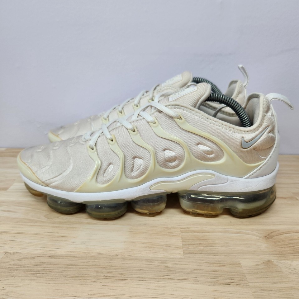 Nike Air VaporMax Plus Men's Size 9 Running Shoes White Pure Platinum