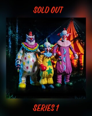 Trick or Treat Studios Scream Greats Killer Klowns Outer Space Series 1 Sold Out