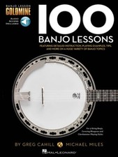 100 Banjo Lessons Sheet Music Guitar Lesson Goldmine Series Banjo Book 000199143