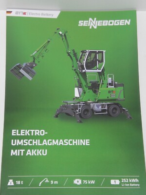 SENNEBOGEN Elektro- Umschlagmaschine 817E Prospekt ( 6123 )