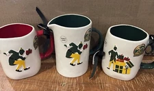 Rae Dunn Buddy The Elf Mug Set Of 3 20th Anniversary Christmas Maple Syrup Cup