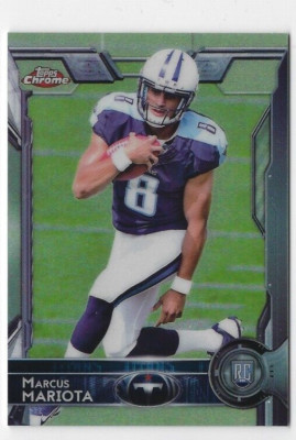 2015 Topps Chrome Marcus Mariota Variation Running
