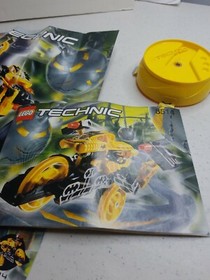 LEGO Technic Power Roboriders Building Toy Set 8514 complete Container Booklet