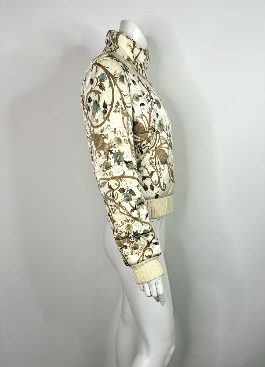 Vtg Roberto Cavalli Class Printed Jacket S 40 | eBay