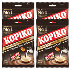 Kopiko Cappuccino Candy 4.23 oz Bag Hard Coffee Candy 4pk by US SELLER