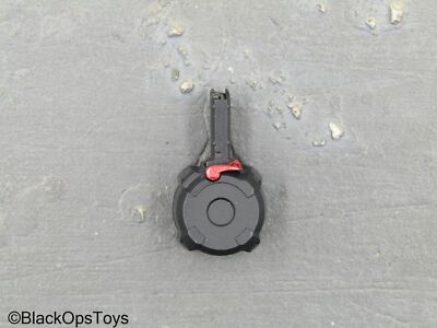 1/6 Scale Toy Task Force 58 CPO Erica Storm - Black & Red 5.56 Drum Magazine