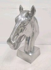 sculpture statue tête cheval fonte aluminium metal design