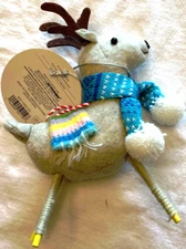 Bed Bath and Beyond Colorful Critter Reindeer, Christmas Decor, plush