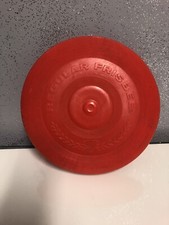 VINTAGE THE ORIGINAL 1966 WHAM-O RED FRISBEE - 8 3/4 INCH DIAMETER - MADE IN USA