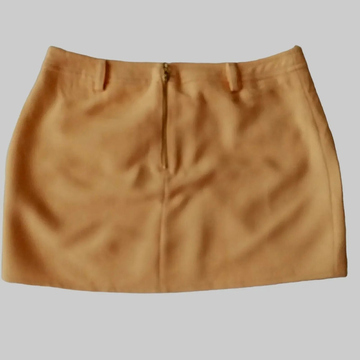 ELISABETTA FRANCHI Womens Skirt Mini Straight Orange Size 42
