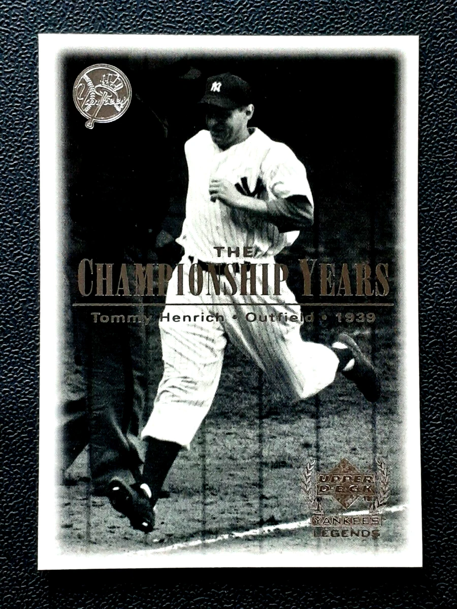 2000 Upper Deck Yankee Legends - Tommy Henrich #73 for sale | eBay
