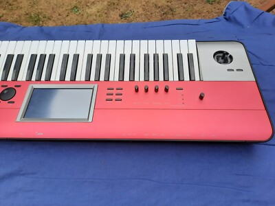 KORG KROME 61 Music Workstation LTD Color RED w/ Power