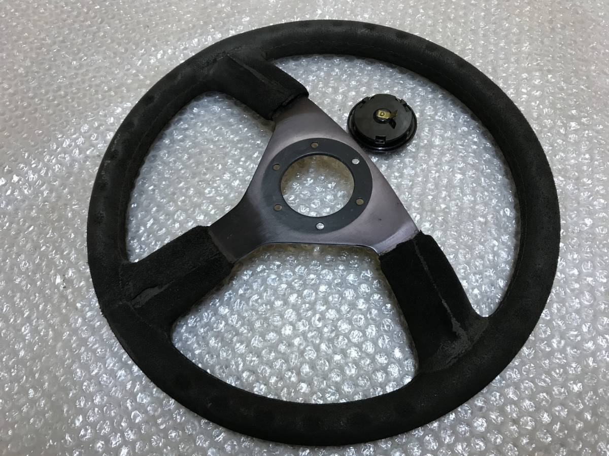 Mazdaspeed Buckskin steering wheel with Horn button RX7 FD3S FC3S MX5