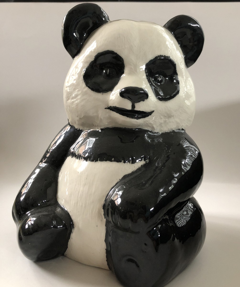 Tall Panda Ceramic Decor Item | eBay