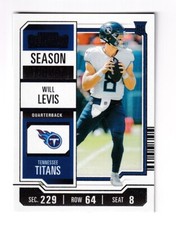 2023 CONTENDERS FOOTBALL WILL LEVIS SEASON TICKET ROOKIE CARD 97