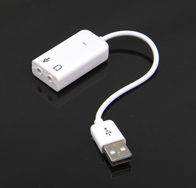 Externe virtuelle USB 3D 7.1 Kanäle Sound Audio Karte Adapter für Raspberry Pi